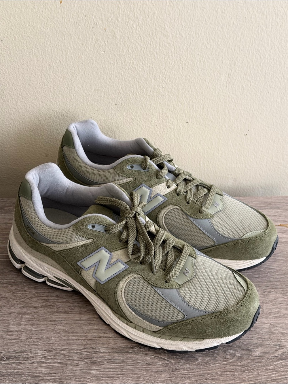 New Balance 2002R Olive Green runners